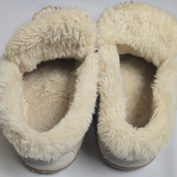 J. Crew Cream Moccasins with Brown Accents - Picture 2 of 5